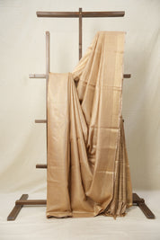 Light Peach Tussar Silk Saree - SRLPTSS1702