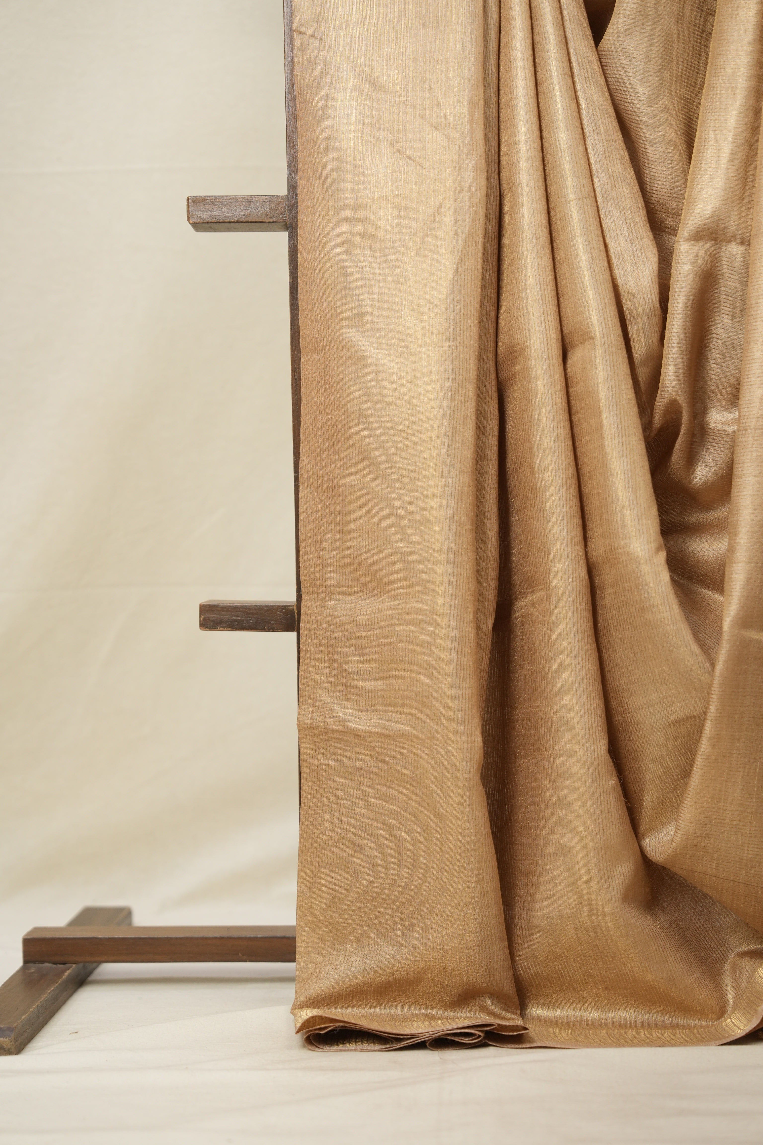 Light Peach Tussar Silk Saree - SRLPTSS1702