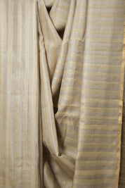 Grey Tussar Silk Saree - SRGTSS1682