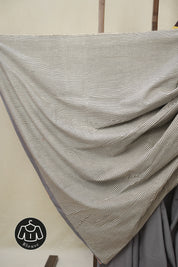 Grey Cotton Patchwork Saree - SRGCPS308
