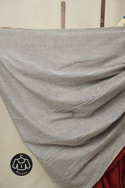 Red Cotton Patchwork Saree - SRRCPS307