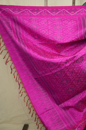 Aqua Blue Raw Silk Ikat Saree - SRABRSIS1054