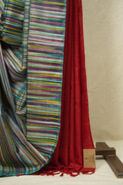 Muiticolour Soft Silk Saree - SRMSSS432