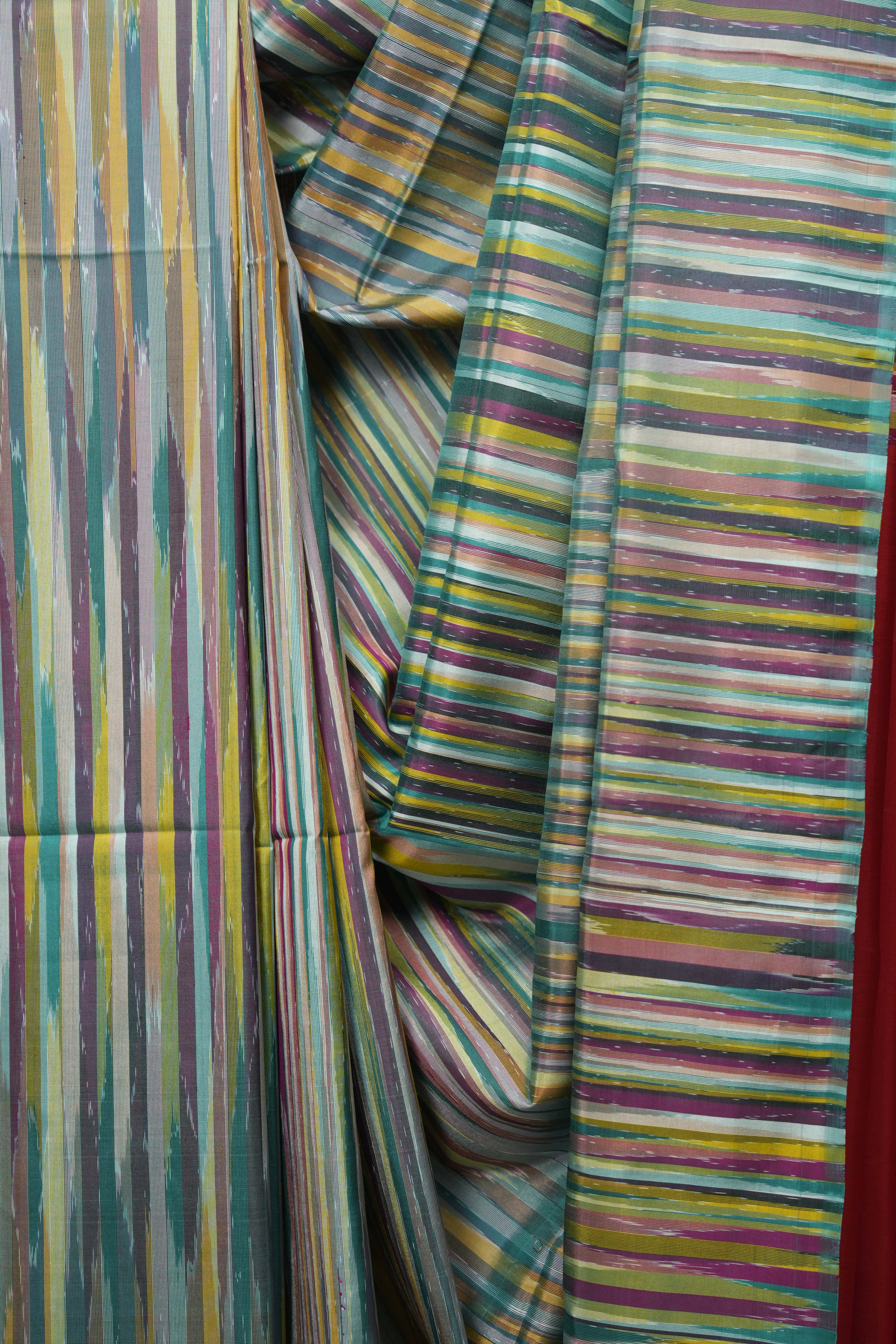 Muiticolour Soft Silk Saree - SRMSSS432