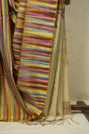Multicolour Soft Silk Saree - SRMSSS450