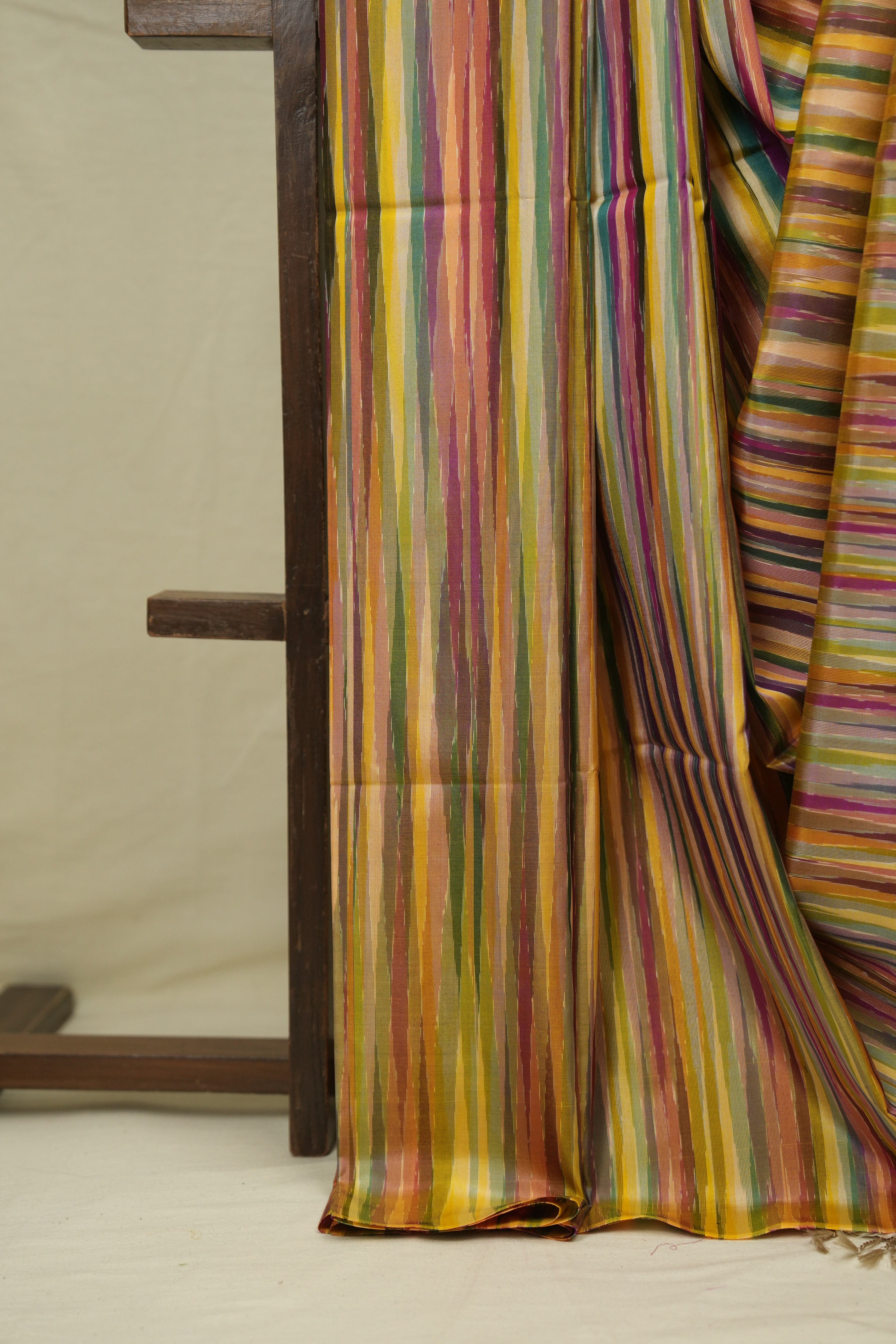 Multicolour Soft Silk Saree - SRMSSS450