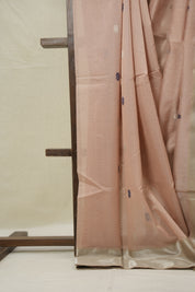 Pale Pink Maheshwari Saree - SRPPMS1054