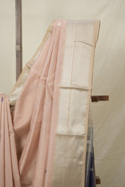 Pale Pink Maheshwari Saree - SRPPMS1054