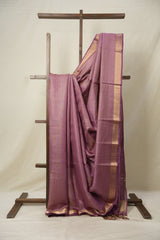 Pink Tussar Silk Saree - SRPTSS1696