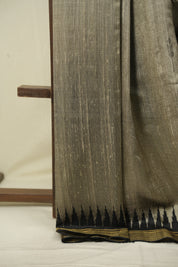 Grey Raw Silk Saree - SRGRSS1110