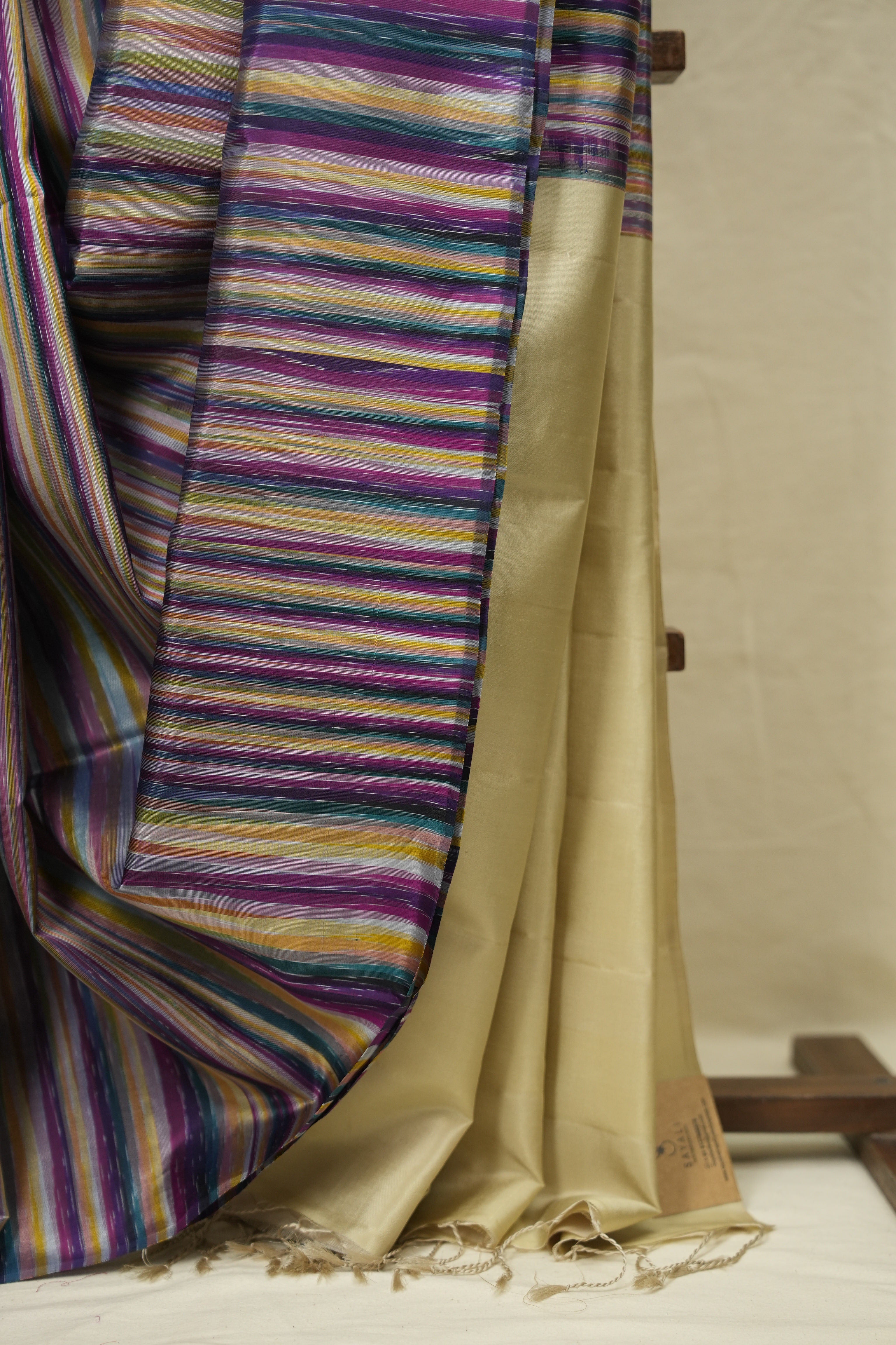 Multicolour Soft Silk Saree - SRMSSS449