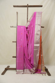 Pink Maheshwari Saree - SRPMS1053