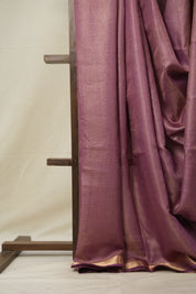 Pink Tussar Silk Saree - SRPTSS1696