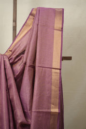 Pink Tussar Silk Saree - SRPTSS1696