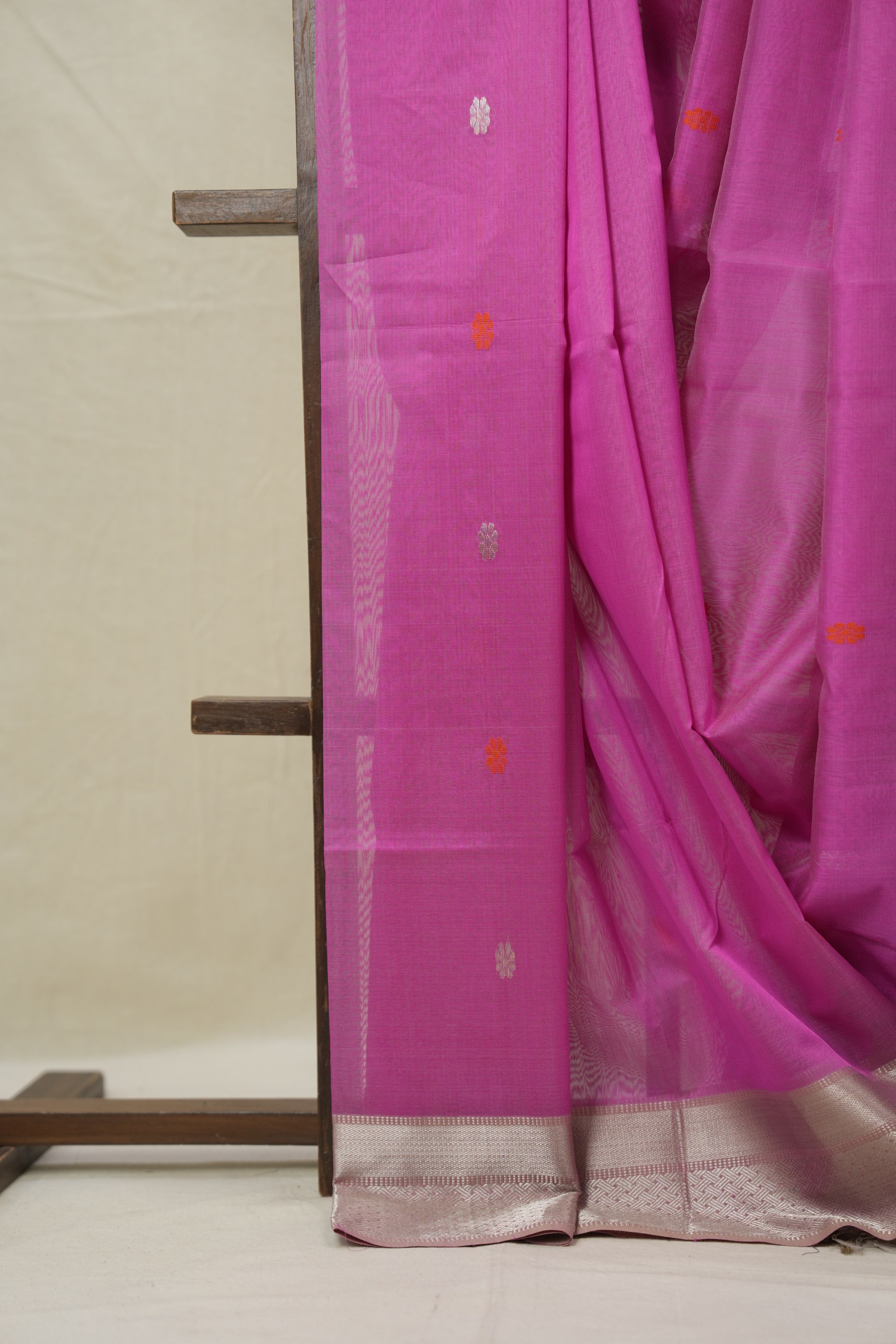 Pink Maheshwari Saree - SRPMS1053