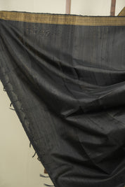 Grey Raw Silk Saree - SRGRSS1110