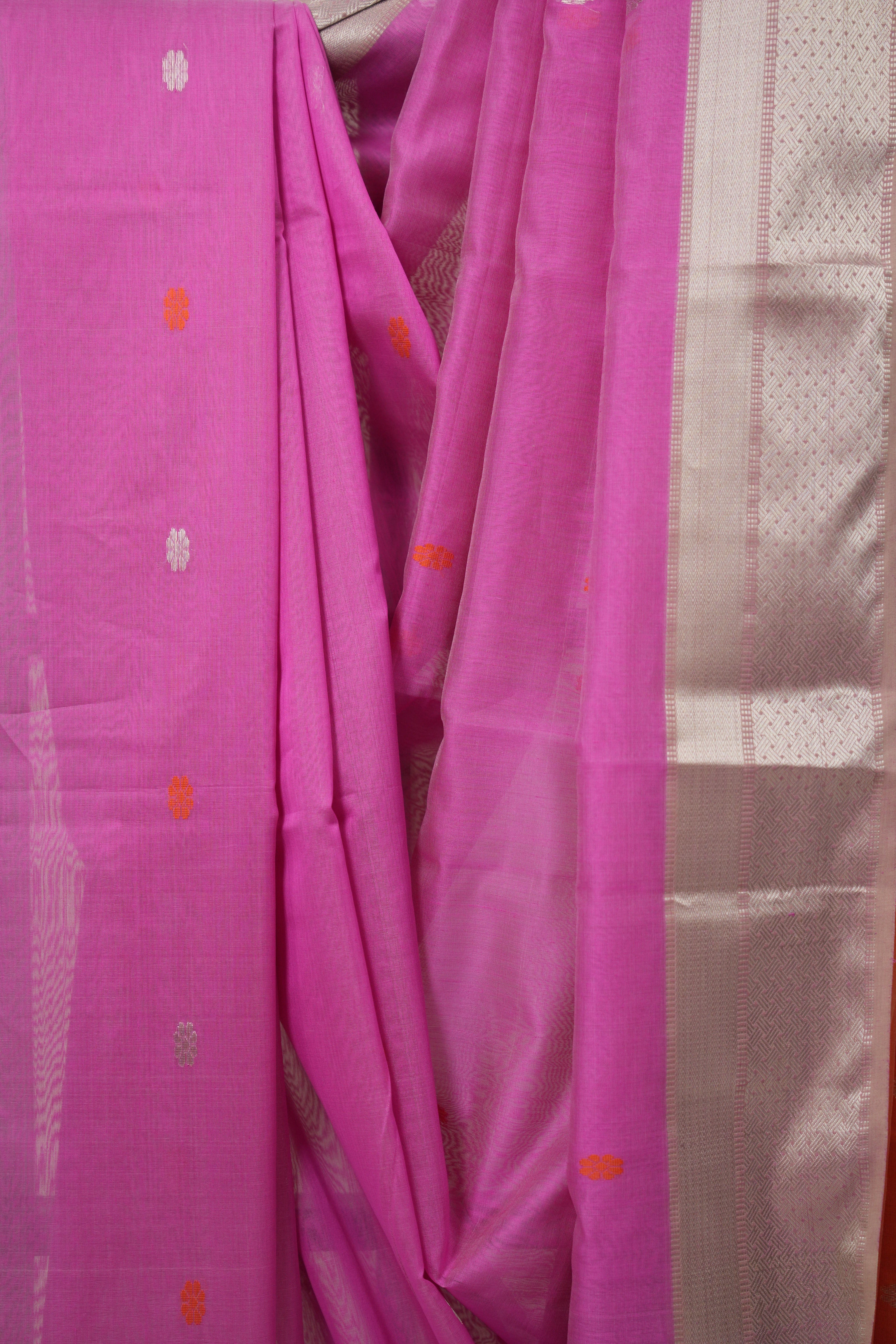 Pink Maheshwari Saree - SRPMS1053