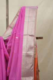 Pink Maheshwari Saree - SRPMS1053