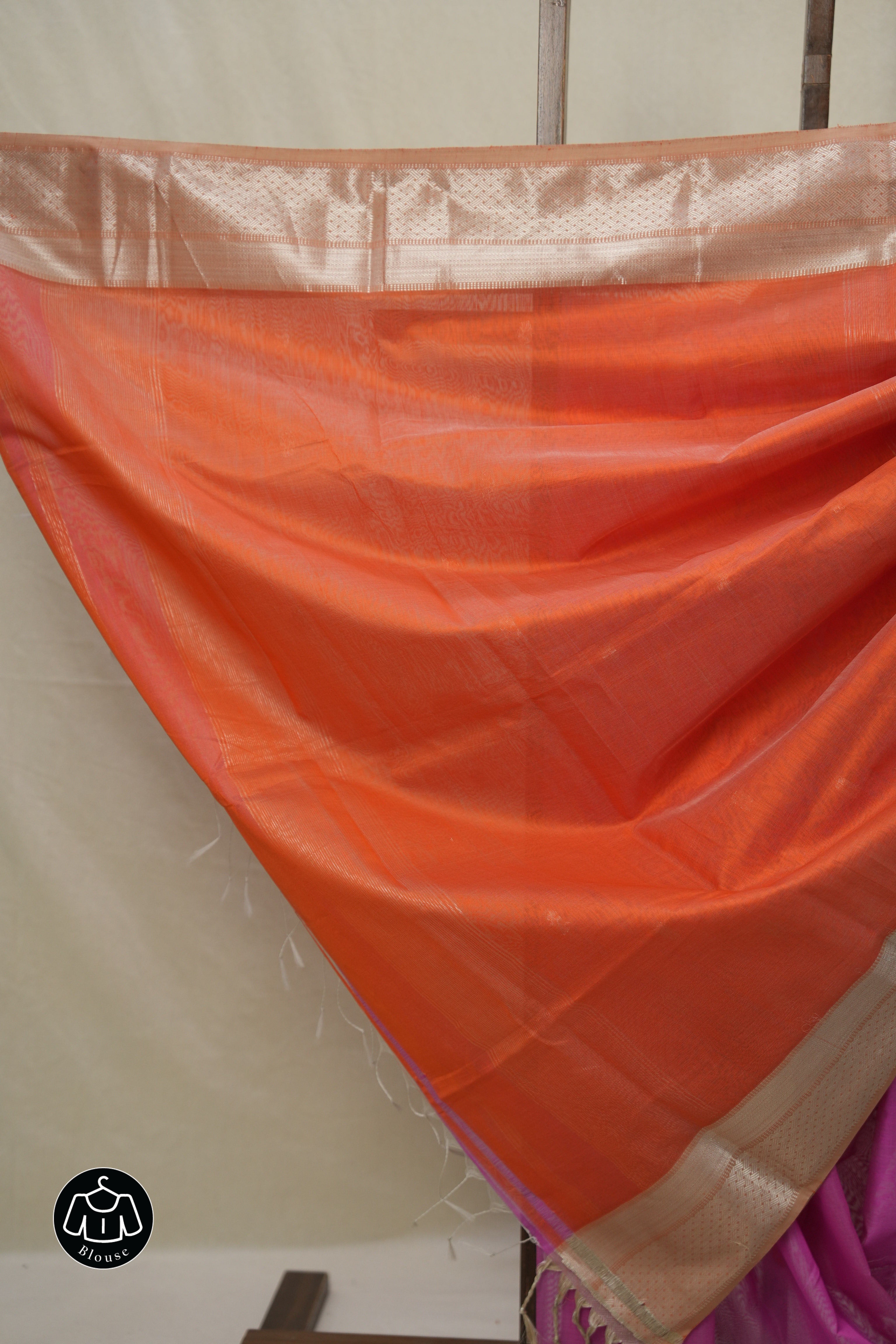 Pink Maheshwari Saree - SRPMS1053