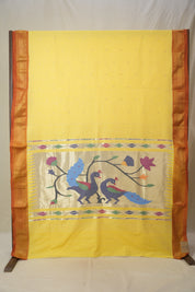 Yellow Paithani Saree - SRYCPS706