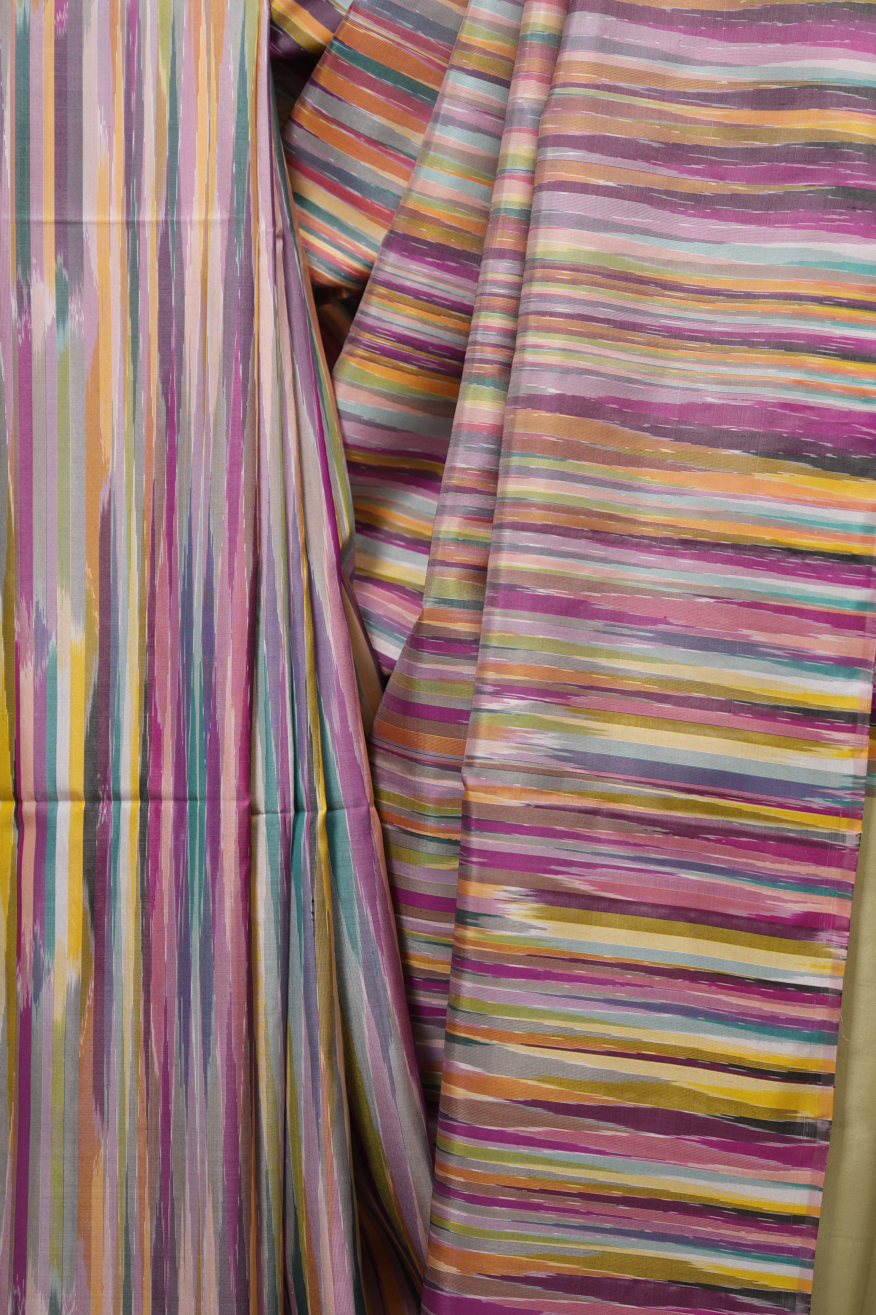 Muiticolour Soft Silk Saree - SRMSSS433