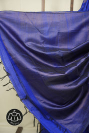 Royal Blue Raw Silk Saree - SRRBRSS1102