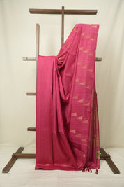 Pink Raw Silk Saree - SRPRSS1104