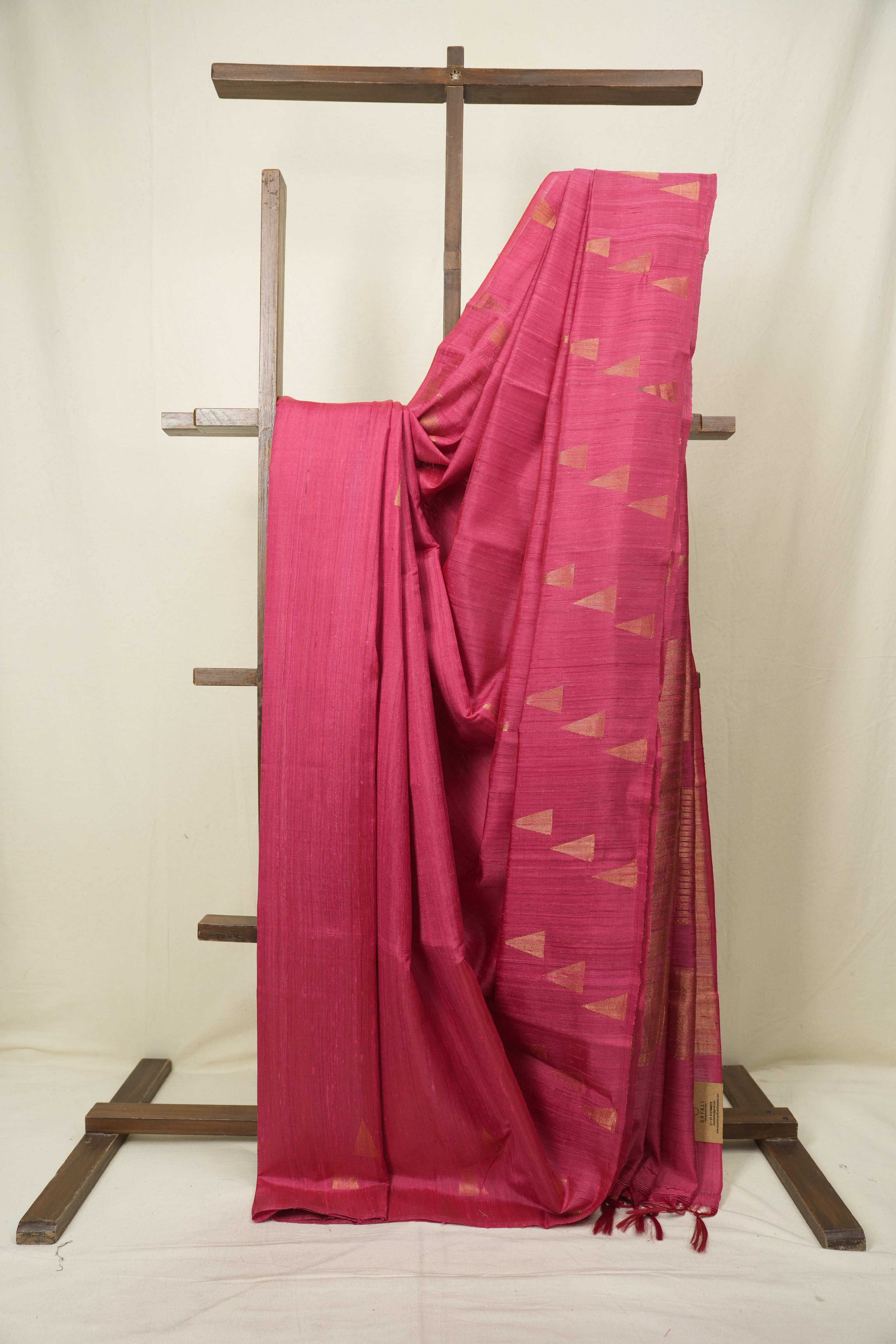 Pink Raw Silk Saree - SRPRSS1104