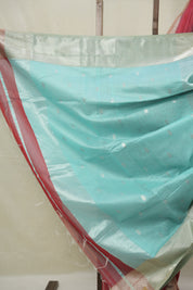 Crimson Red Maheshwari Saree - SRCRMS1050