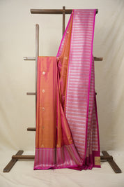 Rose Pink Banarasi Silk Saree - SRRPBSS803