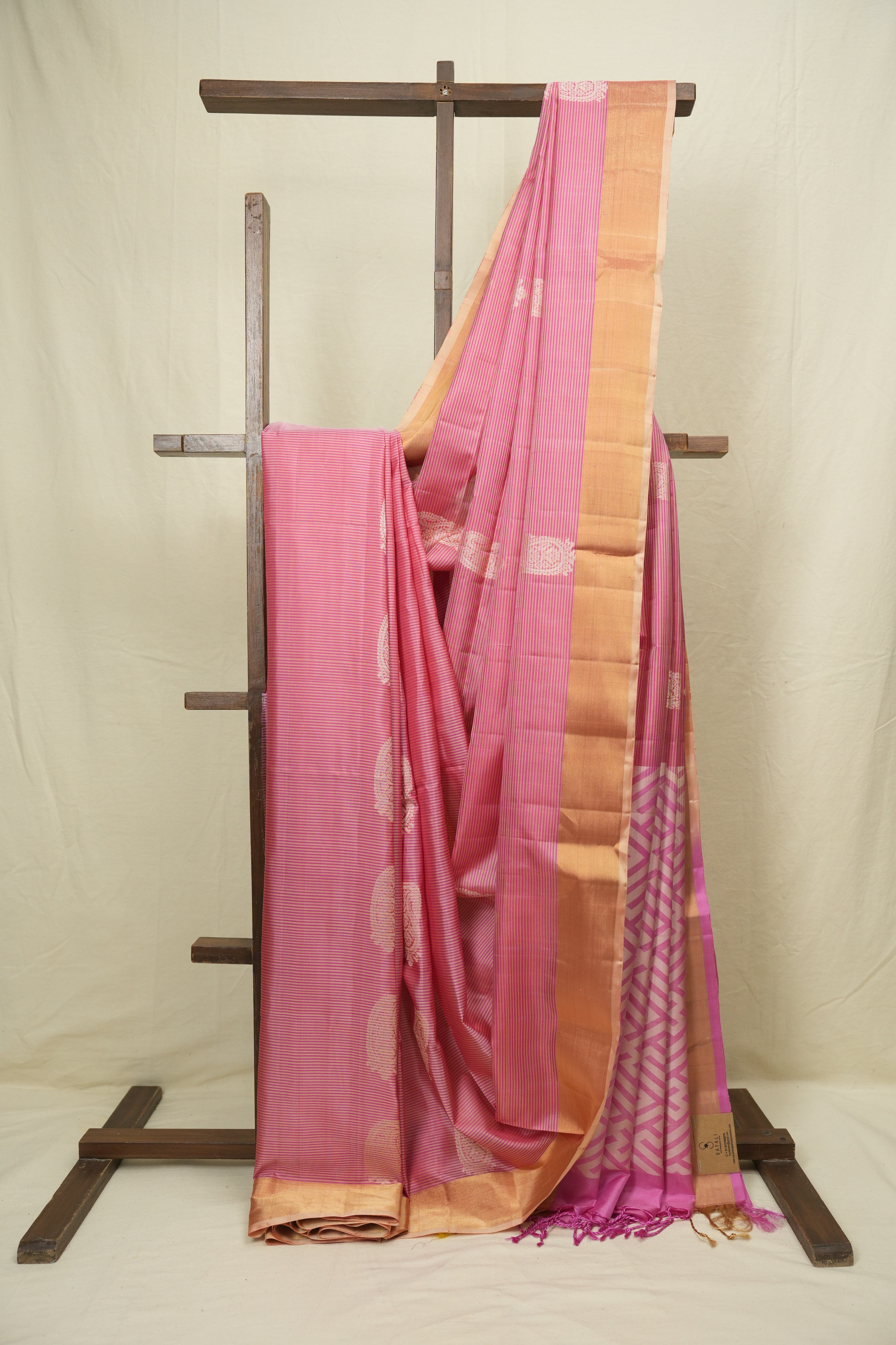 Pink Soft Silk Saree - SRPSSS437