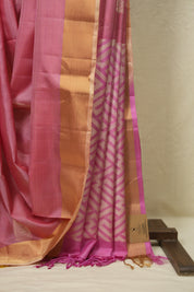 Pink Soft Silk Saree - SRPSSS437