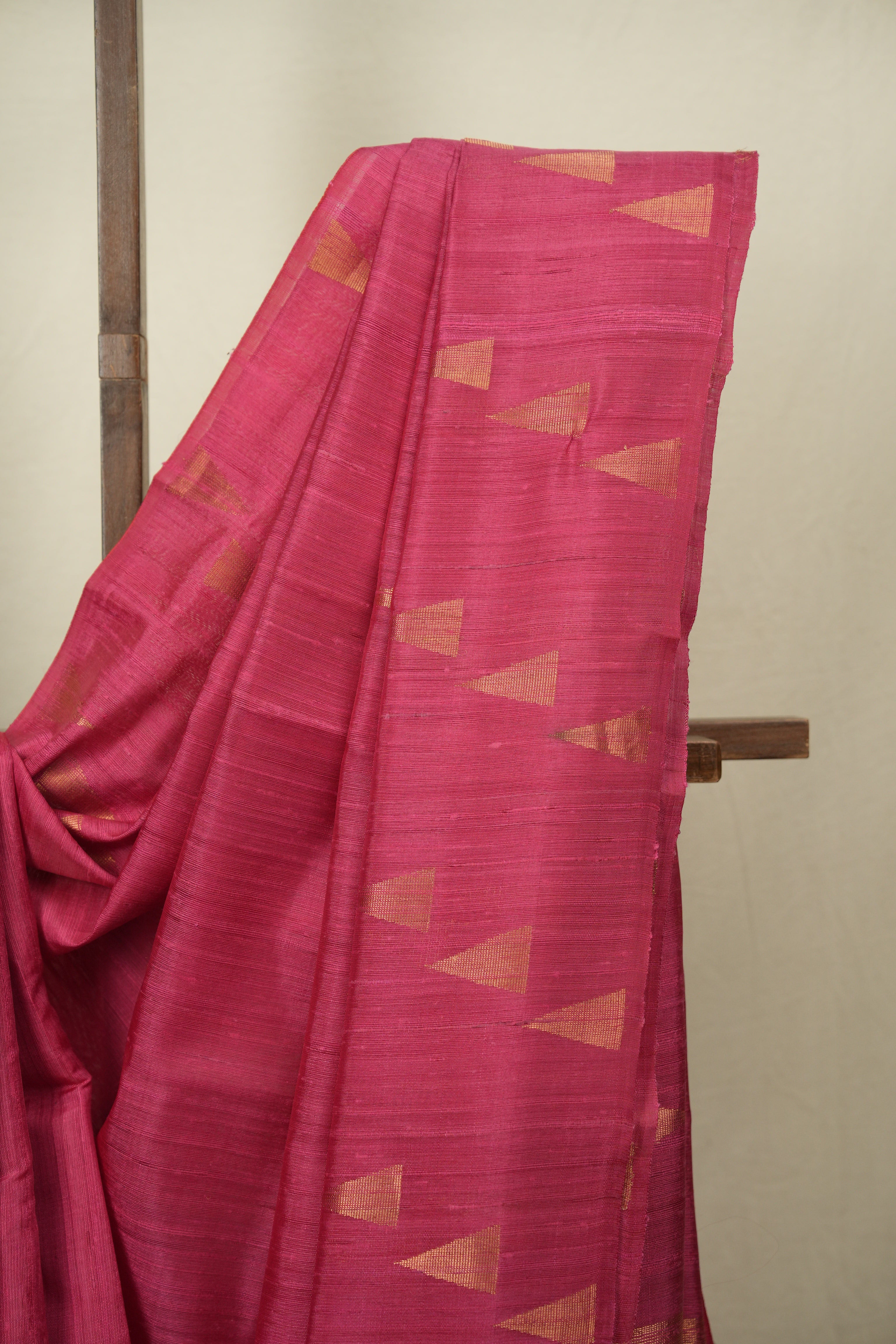 Pink Raw Silk Saree - SRPRSS1104