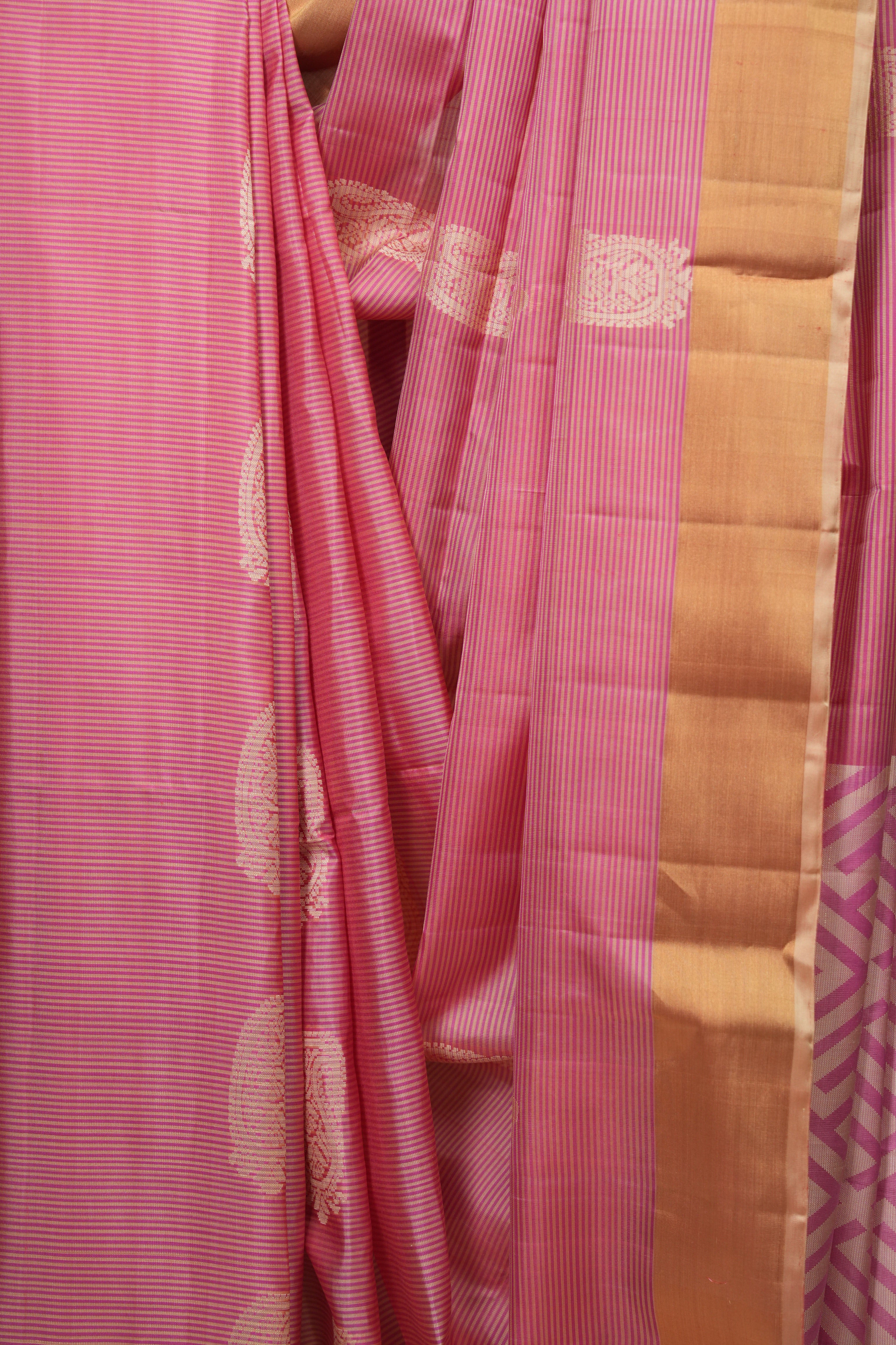Pink Soft Silk Saree - SRPSSS437