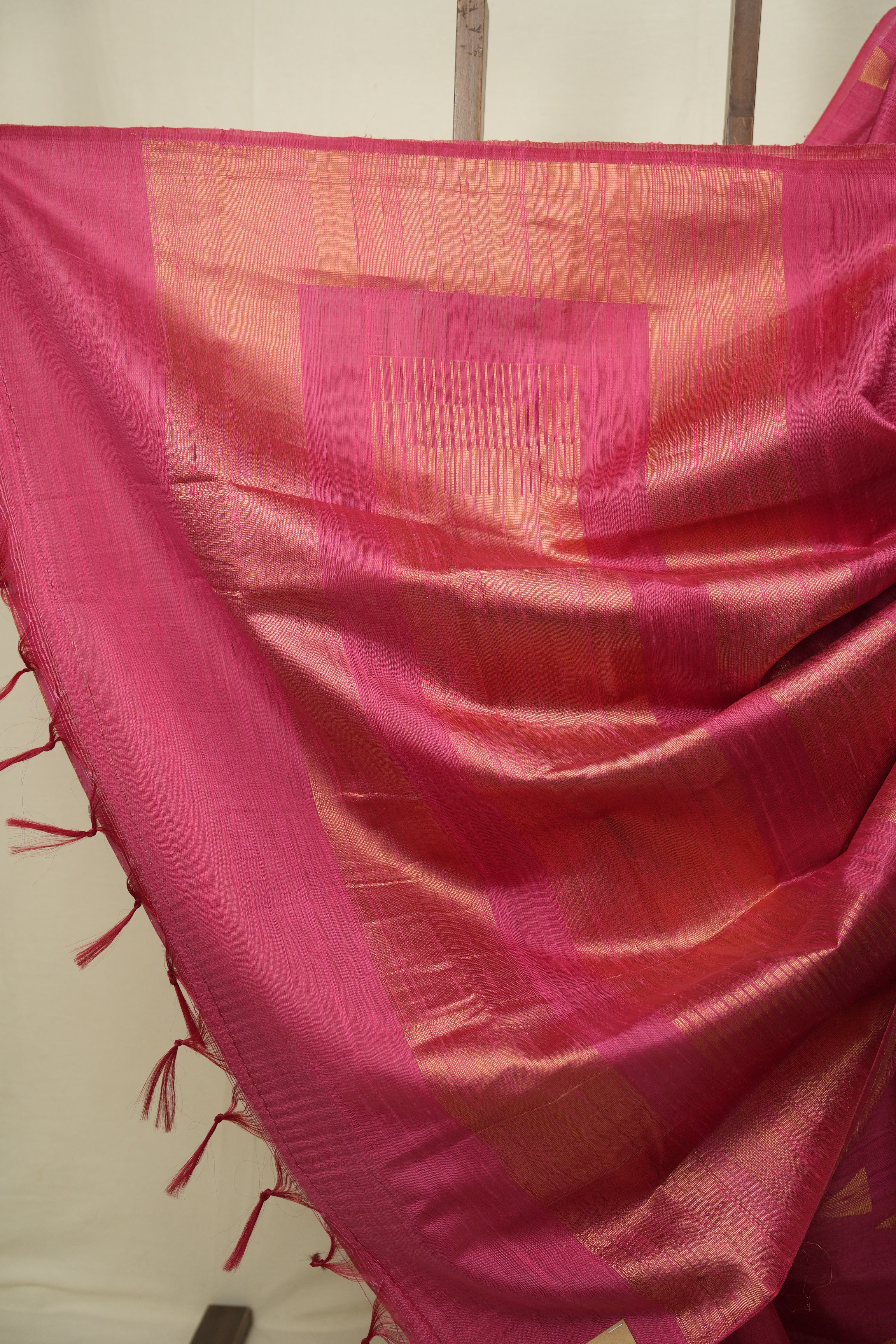 Pink Raw Silk Saree - SRPRSS1104