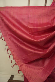 Pink Raw Silk Saree - SRPRSS1104