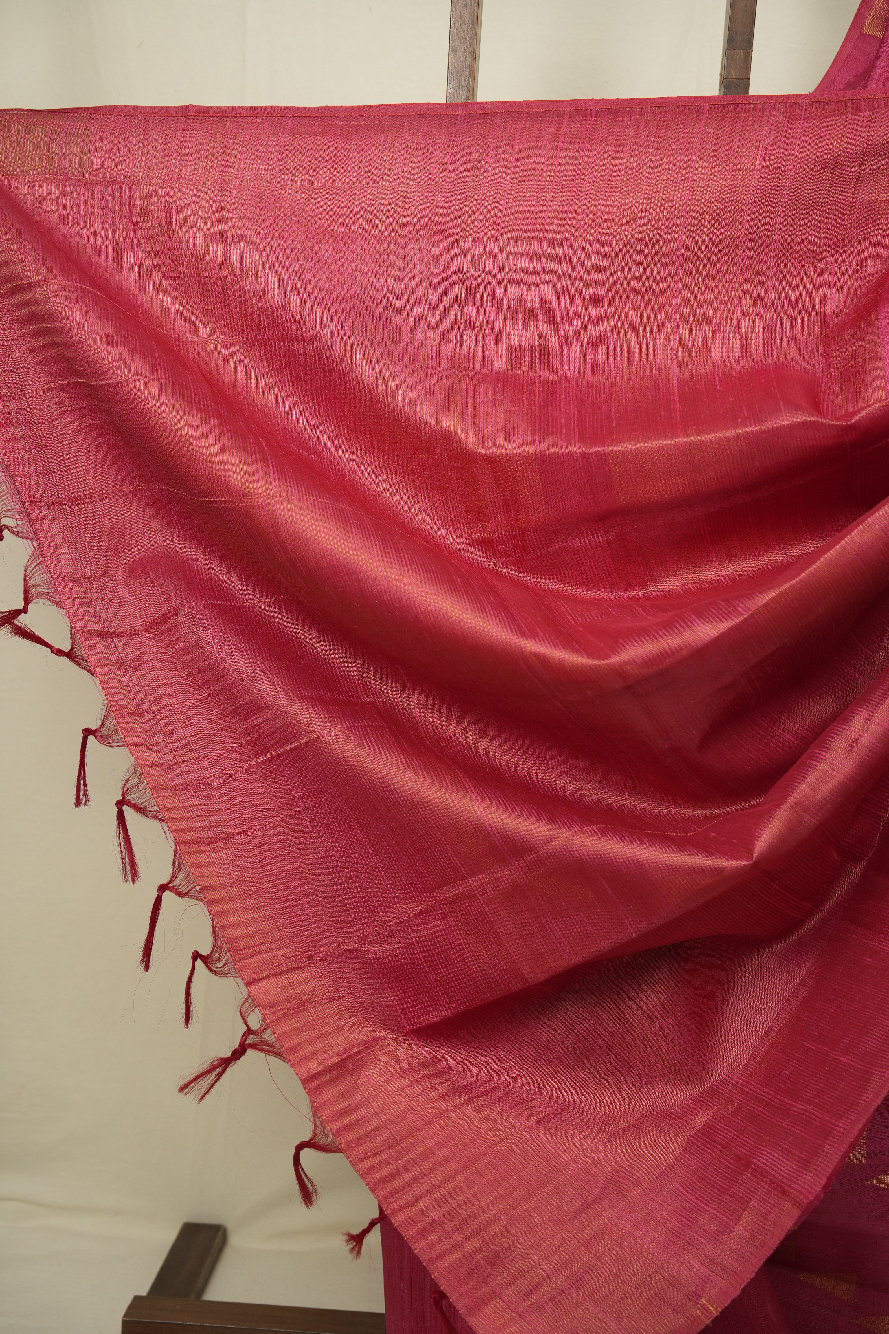 Pink Raw Silk Saree - SRPRSS1104
