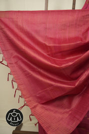 Pink Raw Silk Saree - SRPRSS1104