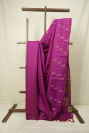 Rani Pink Raw Silk Saree - SRRPRSS1103