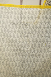 Cream HBP Kota Doria Saree - SRCKDS188