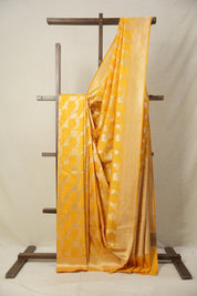 Turmeric Yellow Banarasi Silk Saree - SRTYBSS797