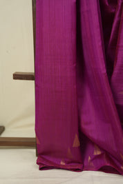 Rani Pink Raw Silk Saree - SRRPRSS1103