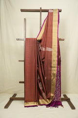Magenta Soft Silk Saree - SRMSSS438