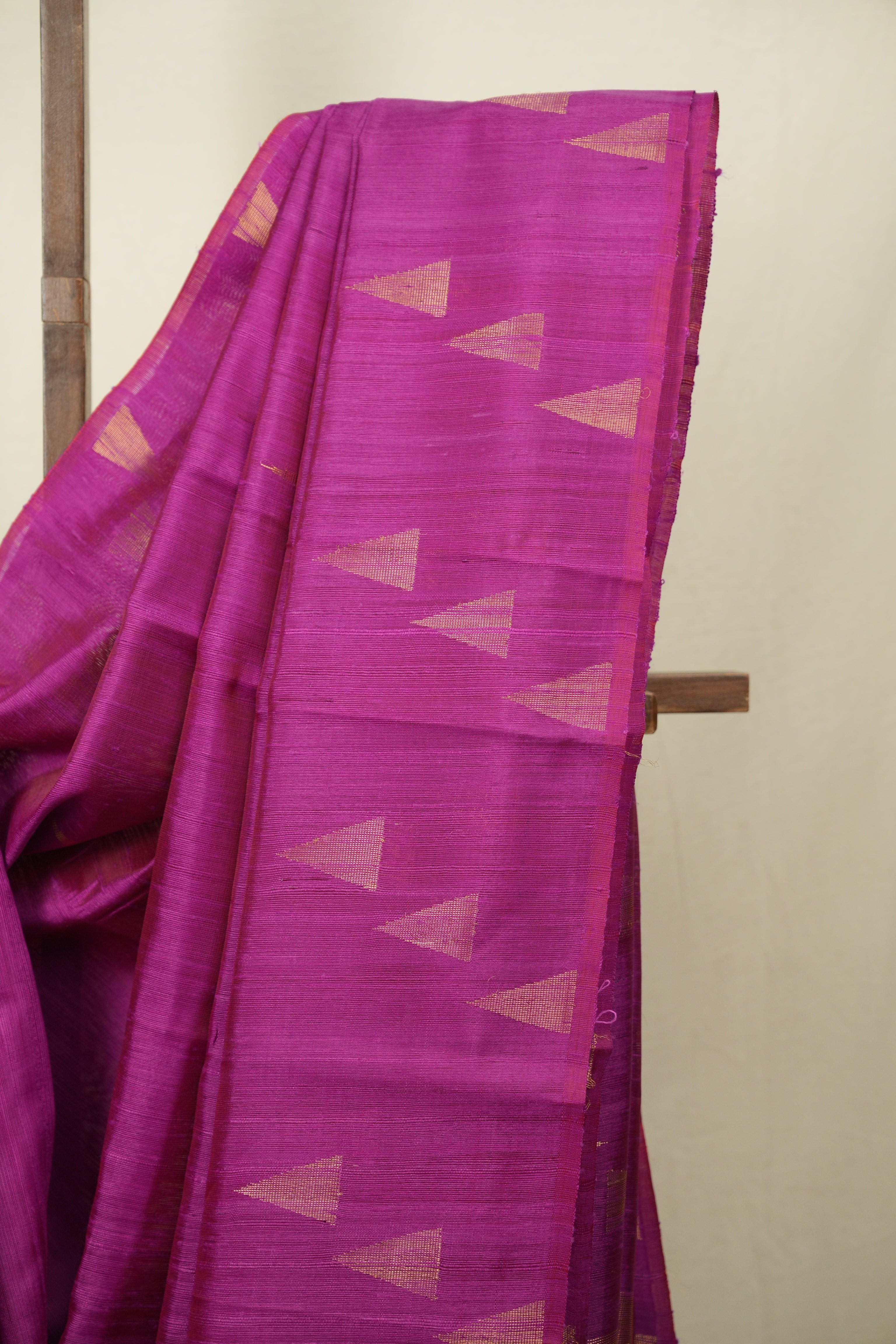 Rani Pink Raw Silk Saree - SRRPRSS1103
