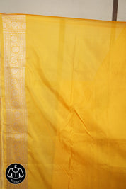 Turmeric Yellow Banarasi Silk Saree - SRTYBSS797