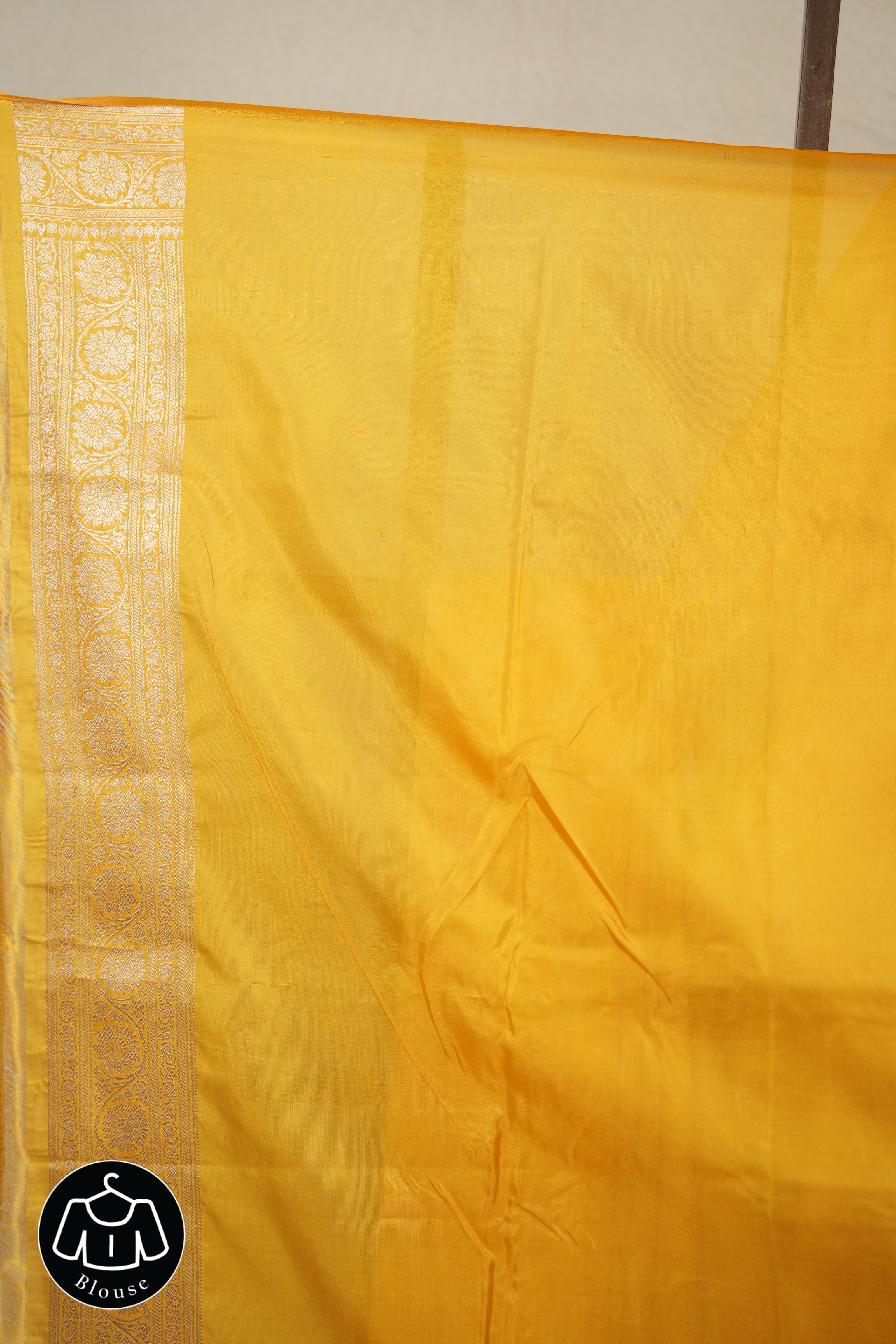 Turmeric Yellow Banarasi Silk Saree - SRTYBSS797