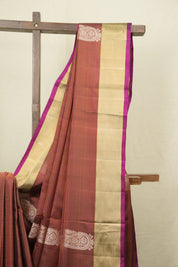 Magenta Soft Silk Saree - SRMSSS438