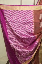 Magenta Soft Silk Saree - SRMSSS438