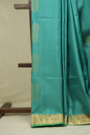 Aqua Blue Soft Silk Saree - SRABSSS452
