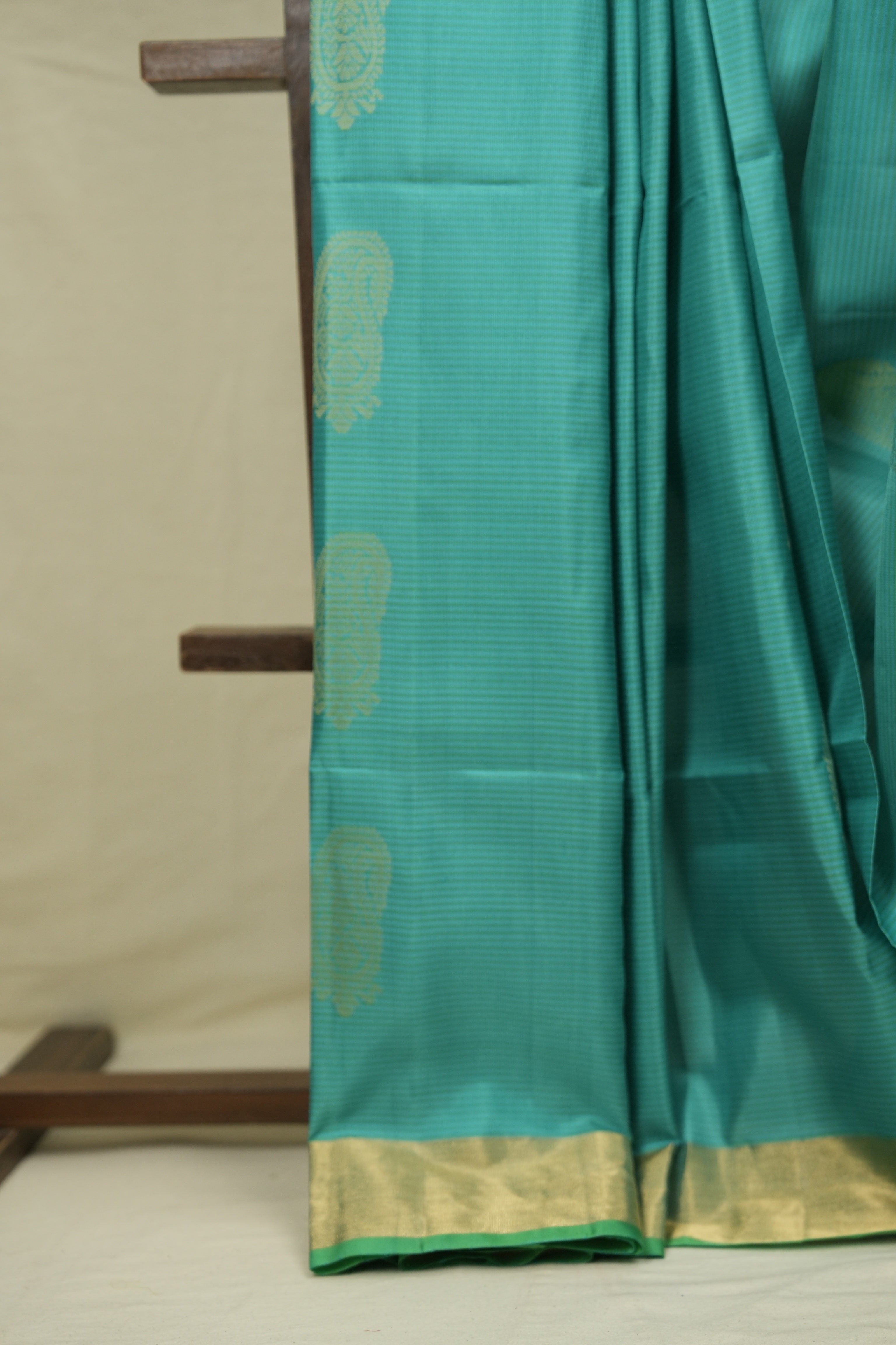 Aqua Blue Soft Silk Saree - SRABSSS452